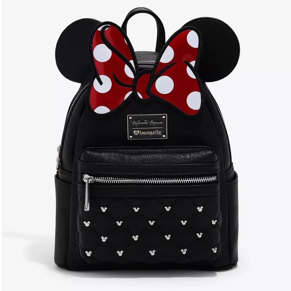 Loungefly Disney Minnie Mouse Bow Ears Mini Backpack